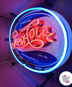 Linkes Neon-Pepsi-Cola-Schild