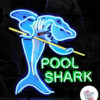 Neon Pool Shark-plakat