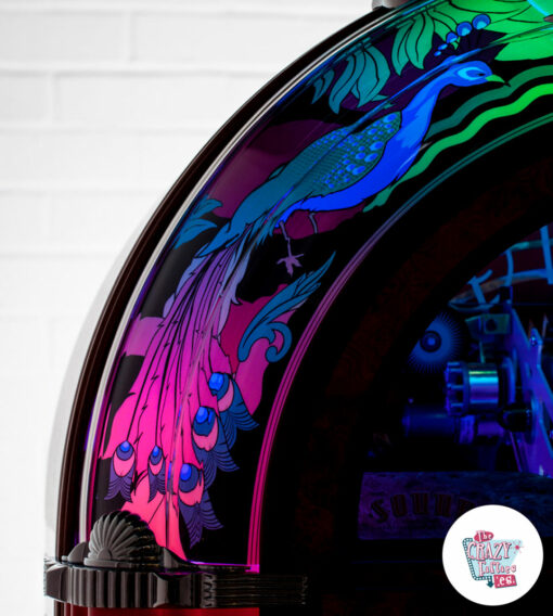 Jukebox Peacock Vinilo SL45 detalle pavo