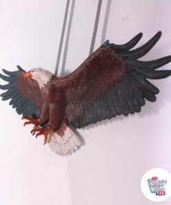 Figura Decoración Aguila Americana ladeada