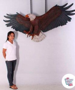 Figura Decoración Aguila Americana comparativa