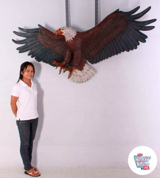 Figura Decoración Aguila Americana comparativa