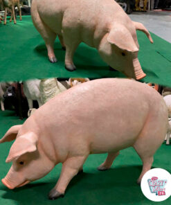 Figur Dekorasjon Side Pig