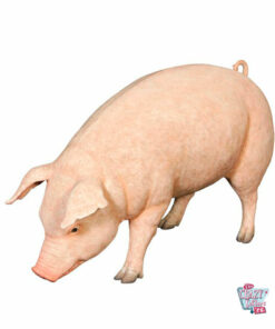 Figura Decoración Cerdo rosa