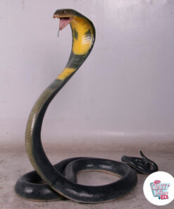 Figura Decoración Cobra Real serpiente cobra