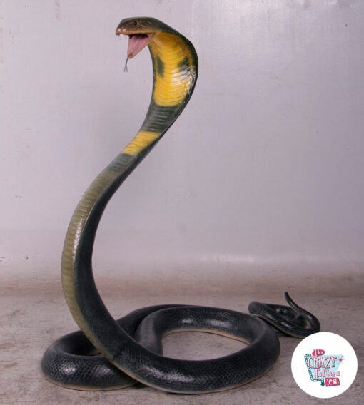 Figura Decoración Cobra Real serpiente cobra