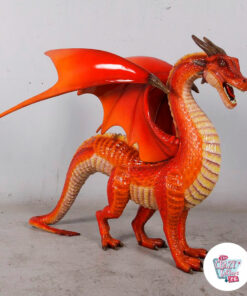 Figura Decoración Dragón Chino Pequeño izquierda