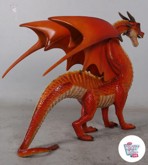 Figure Décoration Petit Dragon Chinois derrière