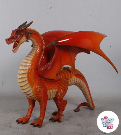 Figura Decoración Dragón Chino Pequeño derecha