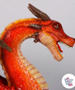 Figura Decoración Dragón Chino Pequeño cara