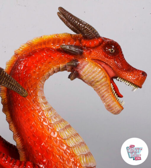 Figura Decoración Dragón Chino Pequeño cara