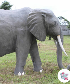 Figur dekorasjon afrikansk elefant side
