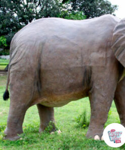 Figur Deko Afrikanischer Elefant rechts