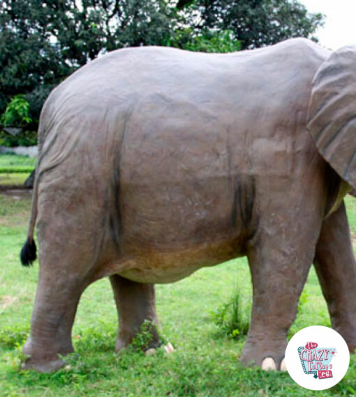 Figur Dekor afrikansk elefant høyre