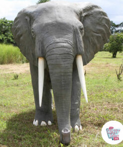 Figur dekorasjon afrikansk elefant foran