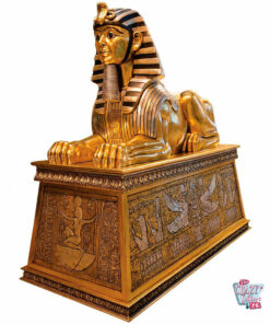 Figurine Décoration Sphinx Gizeh avec Socle