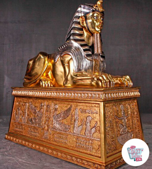 Figurdekorasjon Sphinx of Giza med base