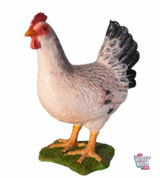 Figura Decoración Gallina ponedora