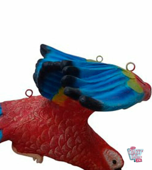 Figure Decoration Macaw Flying snags