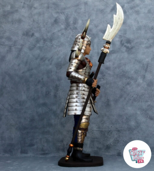 Figura Decoración Guerrero Samurai derecha