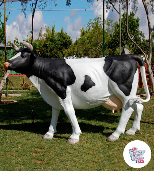 Fiber Cow Decoration Figure