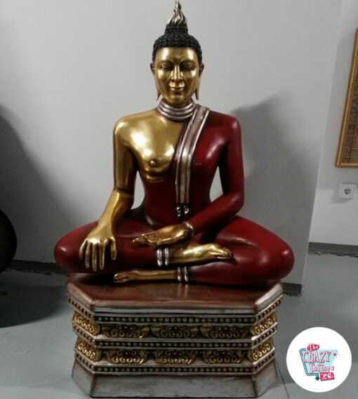 Figurdekorasjon Thai Buddha front
