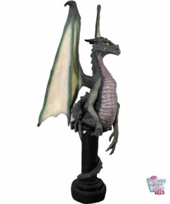 Dragón Medieval sobre Pedestal