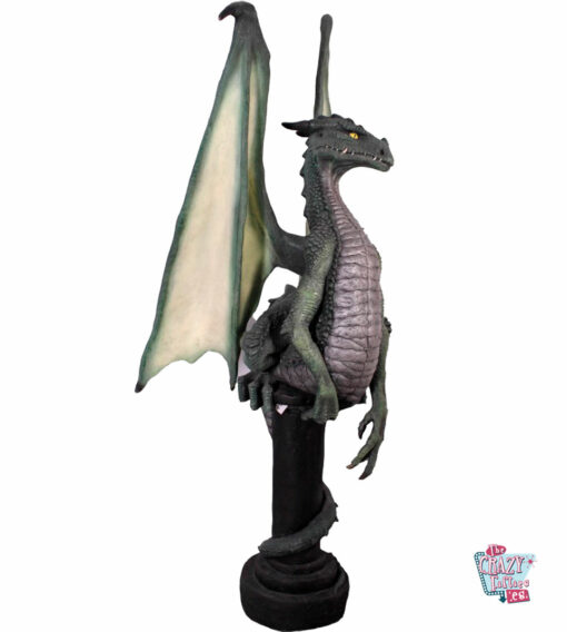 Dragón Medieval sobre Pedestal