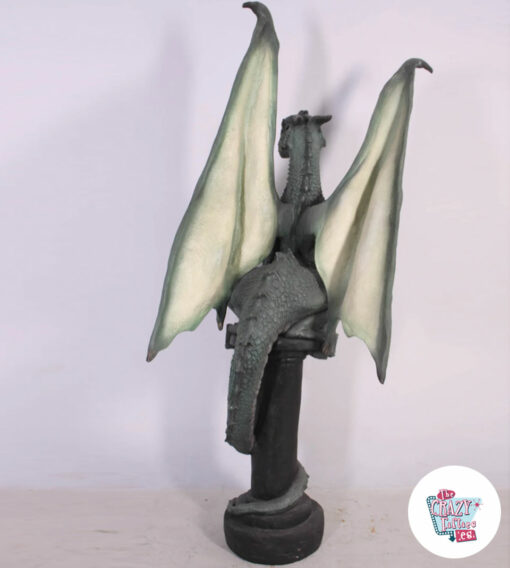 Dragón Medieval sobre Pedestal