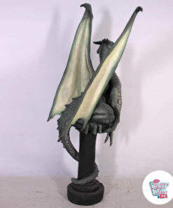 Dragón Medieval sobre Pedestal