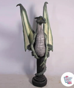 Medieval Dragon on Pedestal