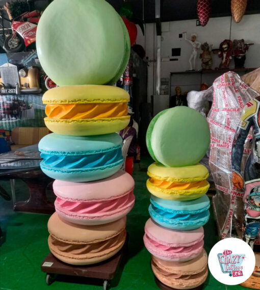 Figura Decoração Sweet Macaroons grandes e médios