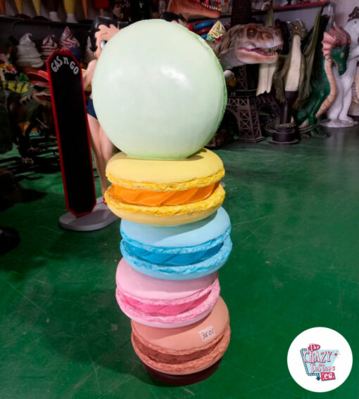 Figura Decoração Doces Macaroon Médio