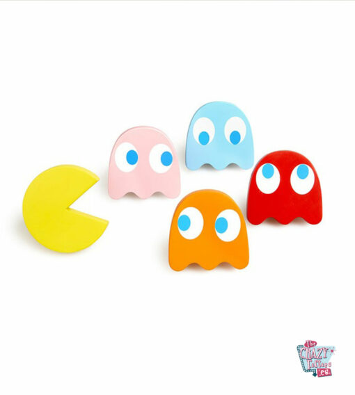 Pac-Man coat rack, retro gamer wall holder