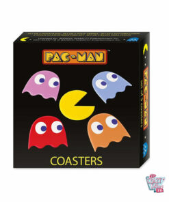 Pac-man glasunderlägg, retro gamer glasunderlägg