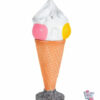 Figura Decoración Cono Sundae Papelera