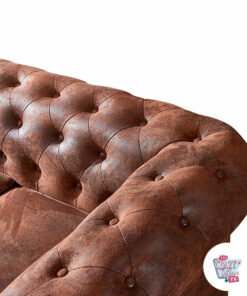 Sillon Chester Cuero Vintage