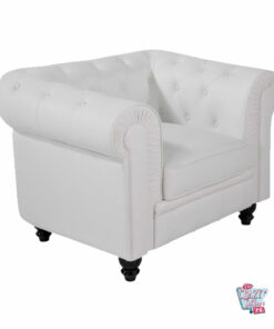 Fauteuil Chester Blanc