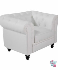 White Chester Armchair