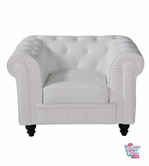 White Chester Armchair