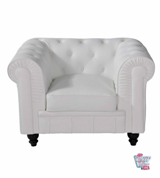 Fauteuil Chester Blanc