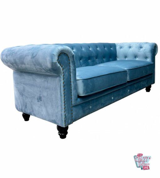 Chester 3-personers sofa med Velvet polstring