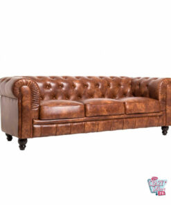 Chesterfield 3 personers sofa