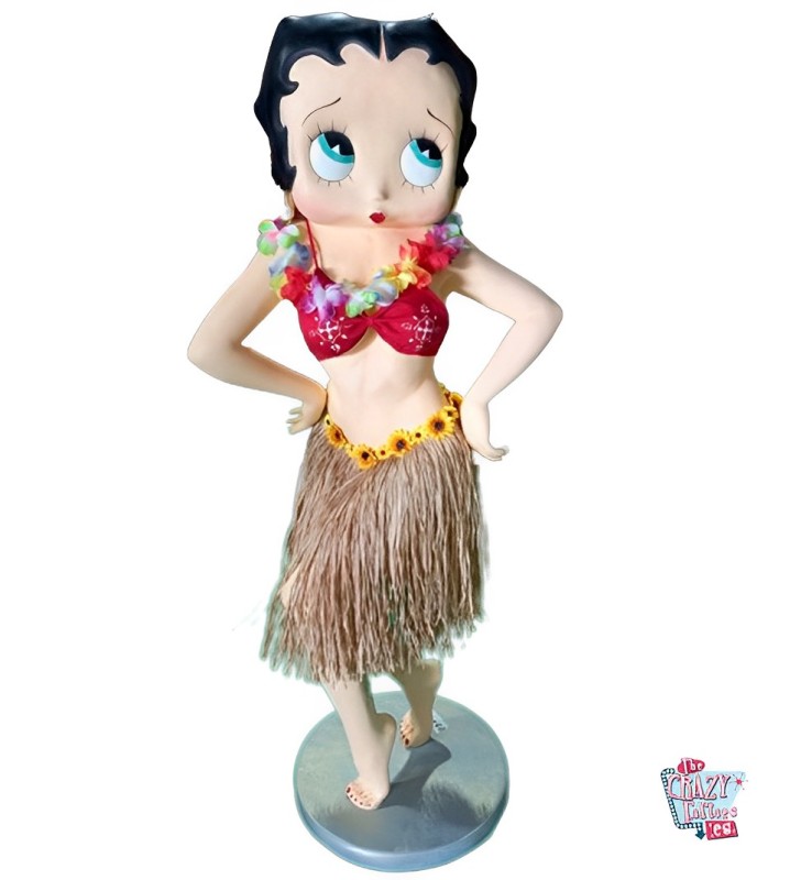 Figura Decoracion Betty Boop Vestido Tiki