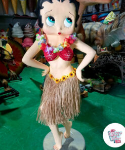 Betty Boop Tiki Elbise Dekorasyon Figürü