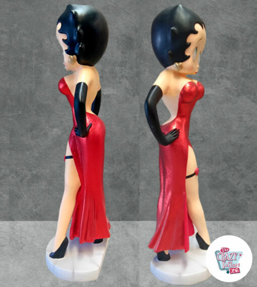 Abito sexy con decorazione di figura Betty Boop