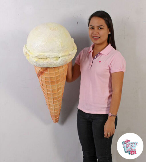 Luminous Ice Cream Cone Decoration Figure Wall