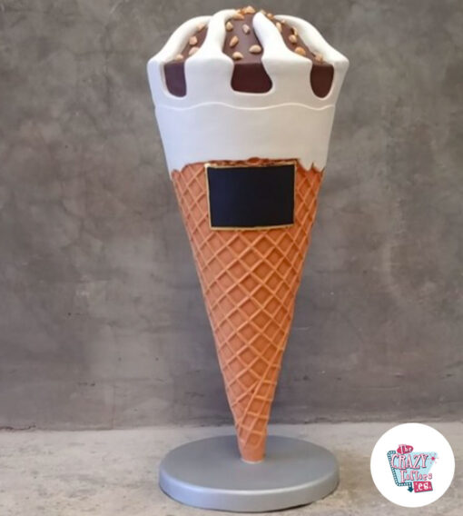Almond ice cream outdoor figure