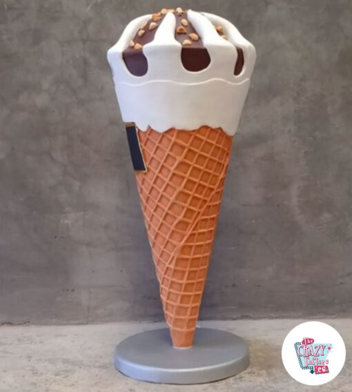 Figura para exteriores helado almendrado detalle