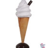 Figura Decoración Helado Soft Nata